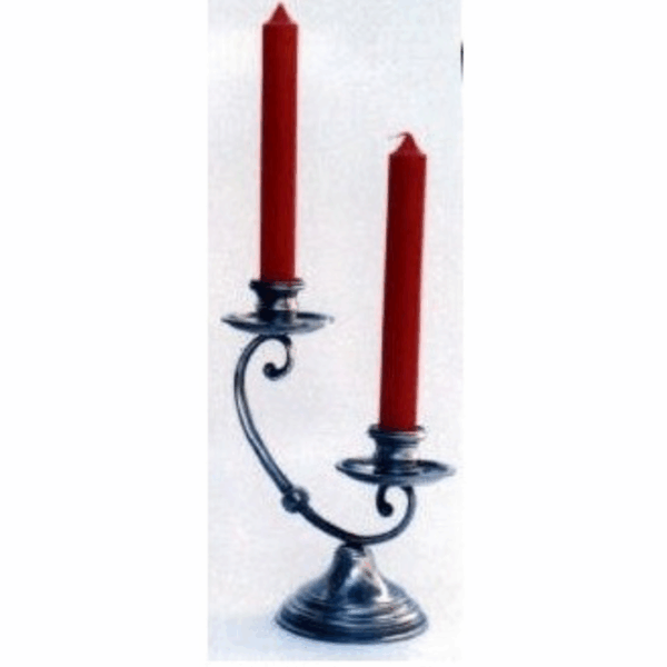 Cendrier en argent, deux bougeoirs