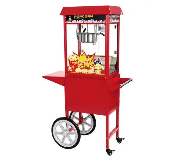 Chariot pour machine à pop corn en location chez Private Garden Marche-en-Famenne