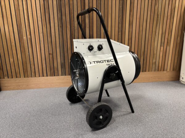 Canon à chaleur électrique 15 kW en location pour chauffage d’événements et chapiteaux – branchement 32A